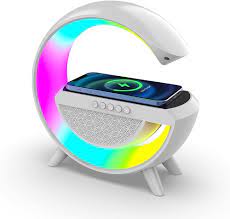 Bluetooth Lamp Speaker With Wireless Charger